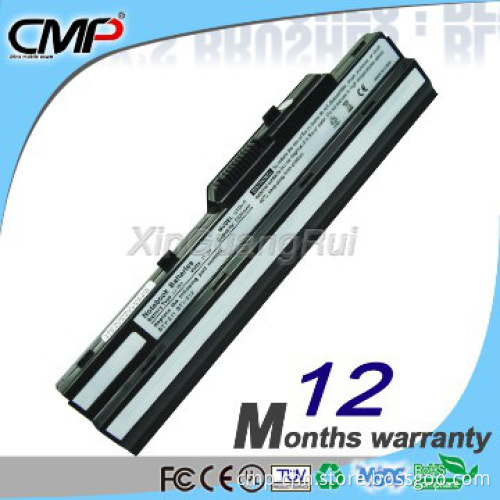 6 Cells 11.1V 5200mAh Laptop Battery for MSI Wind BTY-S11 BTY-S12 U100